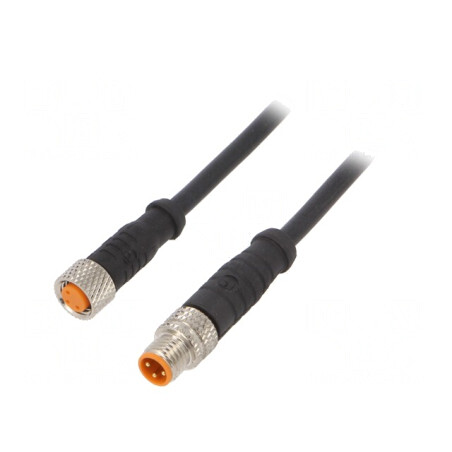 Cablu de Conectare M8 3 PIN 1,5m 50VAC 4A | Electronic-mag.ro | Componente Electronice