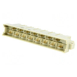 Conector Soclu DIN 41612 Tip H Tată 15P 6.3mm Pe Cablu | Electronic-mag.ro | Componente Electronice
