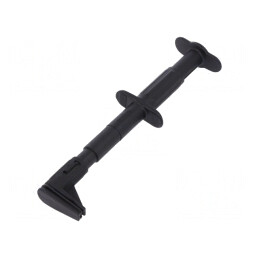 Clips de măsurare crocodil negru 4mm 5A 1kVDC | Electronic-mag.ro | Componente Electronice