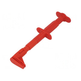 Clips Măsurare Crocodil 5A 1kVDC Roșie 4mm | Electronic-mag.ro | Componente Electronice