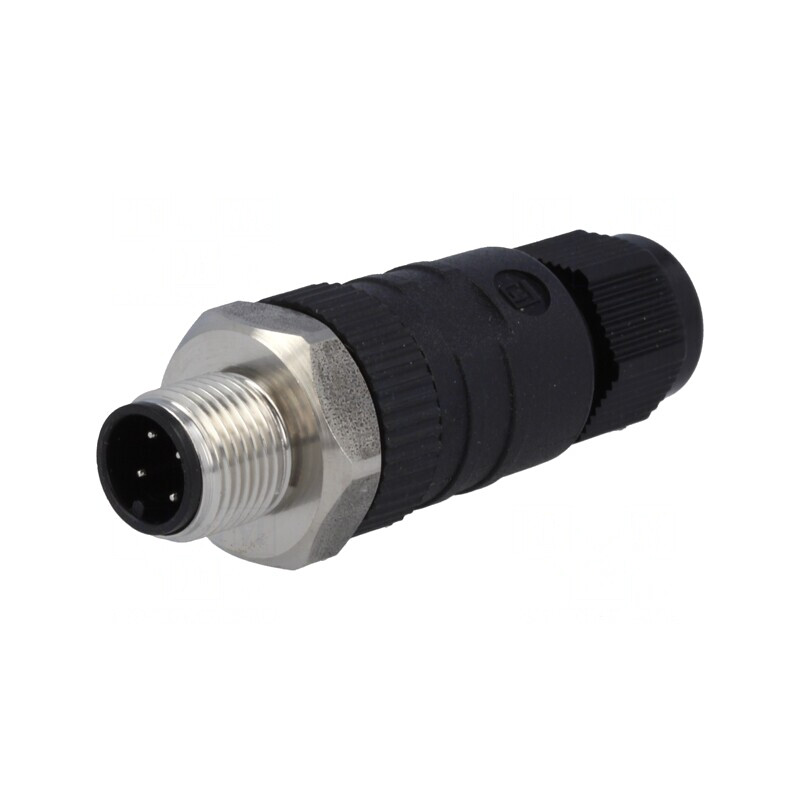 Mufă M12 4-Pin pe Cablu IP67 | Electronic-mag.ro | Componente Electronice
