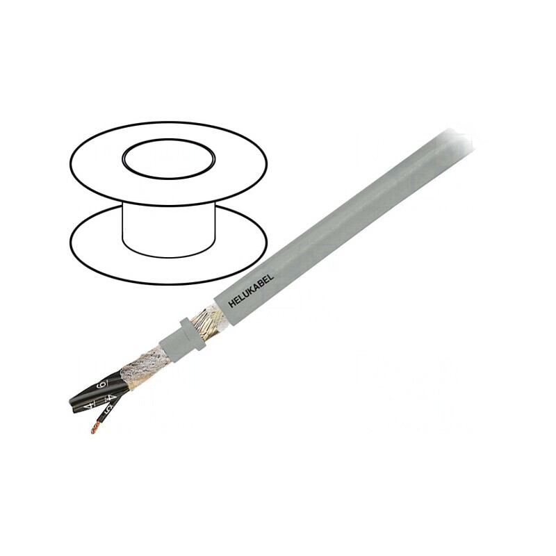 Cablu de Control Gri 2x1mm2 Cu | Electronic-mag.ro | Componente Electronice