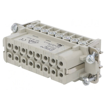 Conector HDC Mamă EPIC H-A 16 PIN 16 PE | Electronic-mag.ro | Componente Electronice