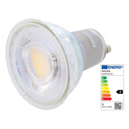 Lampă LED GU10 6.7W 3000K Alb Cald | Electronic-mag.ro | Componente Electronice