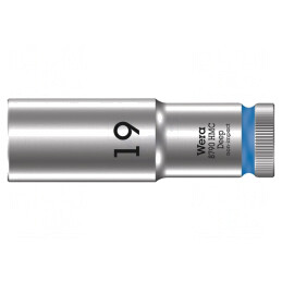 Tubulară HEX 19mm 1/2 83mm Oțel Crom-Vanadium | Electronic-mag.ro | Componente Electronice