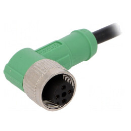 Cablu de Conectare M12 în Unghi 3m 250VAC 4A PVC | Electronic-mag.ro | Componente Electronice