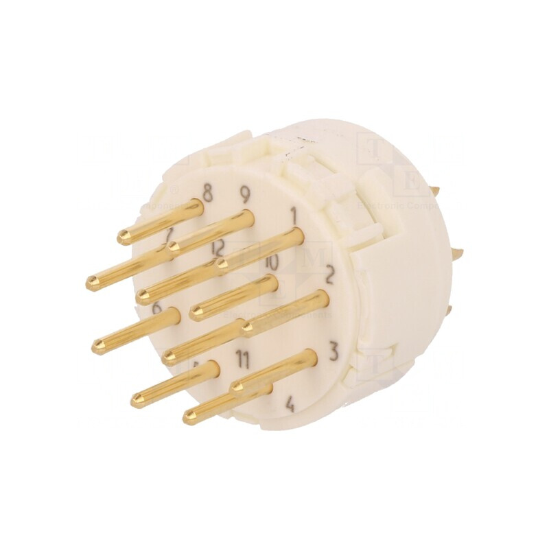 Conector M23, 12 pini, 200V, 8A | Electronic-mag.ro | Componente Electronice