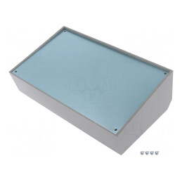 Carcasă Desktop PULT-36 ABS Oțel 130x216x77mm | Electronic-mag.ro | Componente Electronice