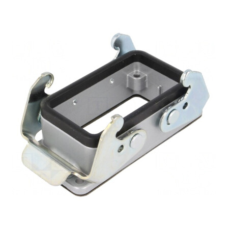 Carcasă pentru conectori HDC C146 E10 aluminiu | Electronic-mag.ro | Componente Electronice