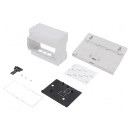 Carcasă pentru calculator ODROID C1 ABS policarbonat gri | Electronic-mag.ro | Componente Electronice