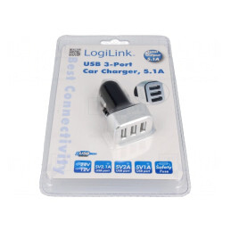 Încărcător Auto USB Triplu 12-24V | Electronic-mag.ro | Componente Electronice