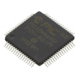 Microcontroler PIC 512kB 80MHz 2,3-3,6V SMD TQFP64