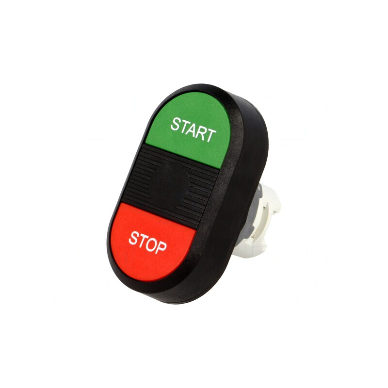 Comutator dublu 22mm roșu/verde fără IP66 plat | Electronic-mag.ro | Componente Electronice