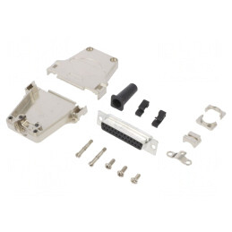 Conector D-Sub 25 Pin Mamă pentru Cablu Gold Flash | Electronic-mag.ro | Componente Electronice