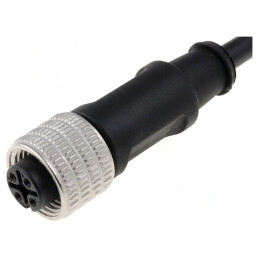 Cablu de Conectare M12 4 PIN 5m 250VAC 4A IP67 | Electronic-mag.ro | Componente Electronice