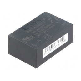 Convertor AC/DC 4W 12VDC | Electronic-mag.ro | Componente Electronice