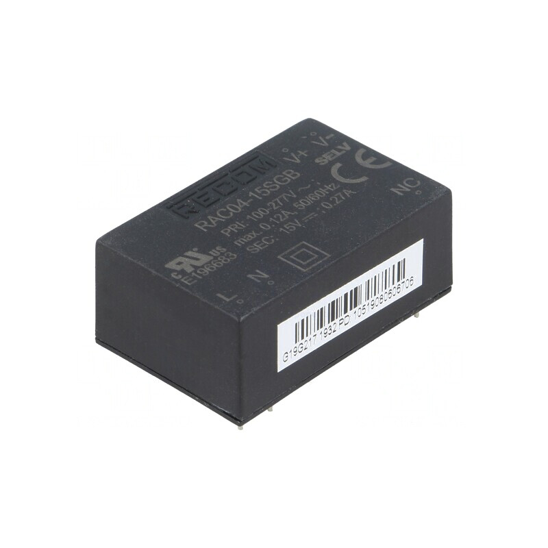 Convertor AC/DC 4W 15VDC | Electronic-mag.ro | Componente Electronice