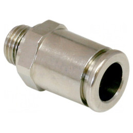 Racord push-in drept 12mm G1/4-AG alamă nichelată 20-80°C | Electronic-mag.ro | Componente Electronice