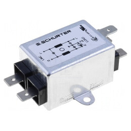 Filtru Anti-Interferențe 250VAC 15nF 2,2nF 2mH | Electronic-mag.ro | Componente Electronice