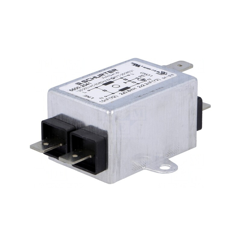 Filtru Anti-Interferențe 250VAC 15nF 2,2nF 0,8mH | Electronic-mag.ro | Componente Electronice