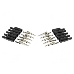 Bornă crocodil 10A 8mm 51mm | Electronic-mag.ro | Componente Electronice