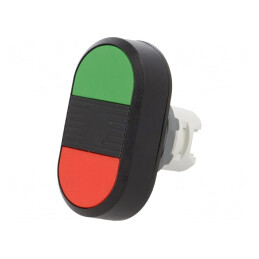 Comutator Dublu 22mm Roșu/Verde | Electronic-mag.ro | Componente Electronice