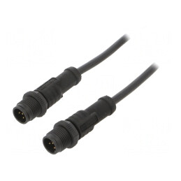 Cablu pentru senzori și automatizări 1m M12-M12 | Electronic-mag.ro | Componente Electronice