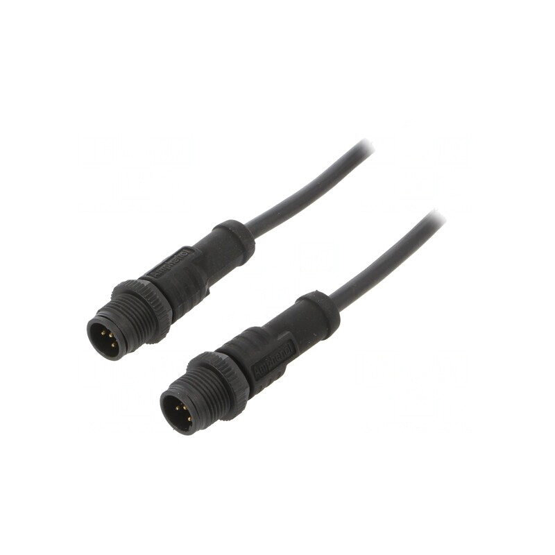 Cablu pentru senzori și automatizări 1m M12-M12 | Electronic-mag.ro | Componente Electronice