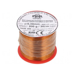 Sârmă Emailată Dublu 0,3mm 0,2kg Cu | Electronic-mag.ro | Componente Electronice