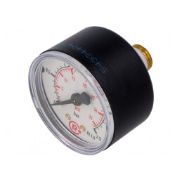 Manometru 0-2.5 bar 50mm pentru lichide și gaze inerte | Electronic-mag.ro | Componente Electronice
