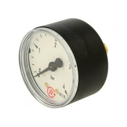Manometru 0-4bar 50mm Lichide și Gaze Inerte | Electronic-mag.ro | Componente Electronice