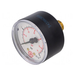 Manometru 0-4 bar 50mm pentru Lichide și Gaze Inerte | Electronic-mag.ro | Componente Electronice