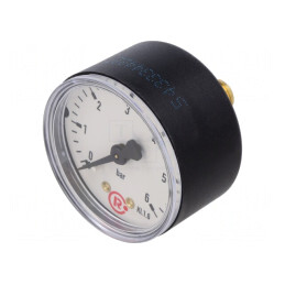 Manometru 0-6 bar 50mm pentru lichide și gaze neagresive | Electronic-mag.ro | Componente Electronice