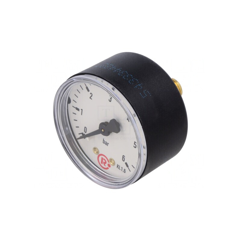 Manometru 0-6 bar 50mm pentru lichide și gaze neagresive | Electronic-mag.ro | Componente Electronice