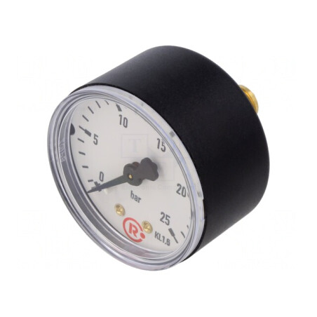Manometru 0-25 bar 50mm Lichide și Gaze Inerte | Electronic-mag.ro | Componente Electronice