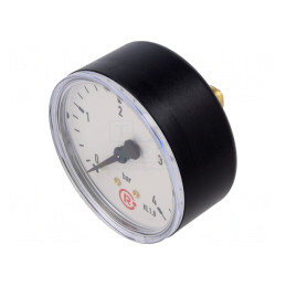 Manometru 0-4 bar 63 mm pentru lichide și gaze inerte | Electronic-mag.ro | Componente Electronice