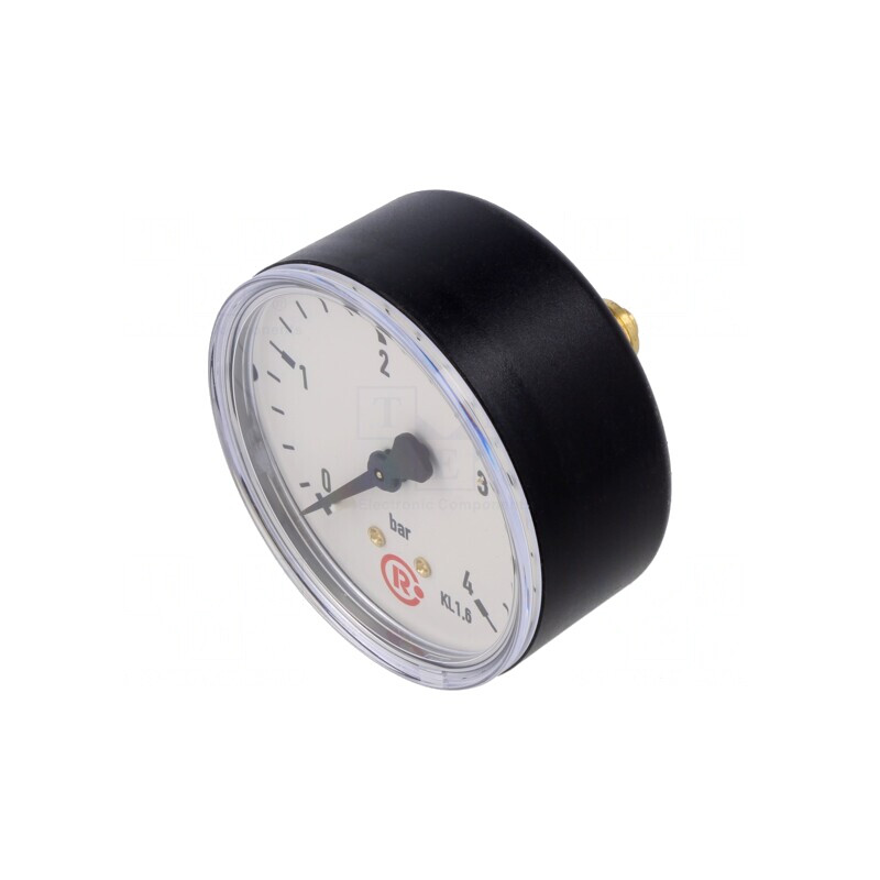 Manometru 0-4 bar 63 mm pentru lichide și gaze inerte | Electronic-mag.ro | Componente Electronice