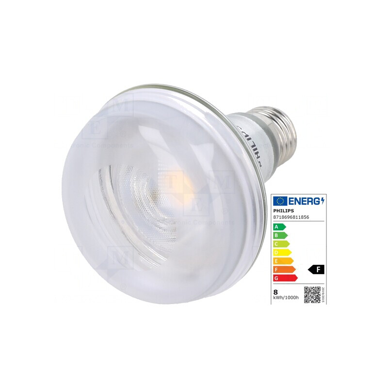 Lampă LED E27 8W 2700K Alb Cald | Electronic-mag.ro | Componente Electronice