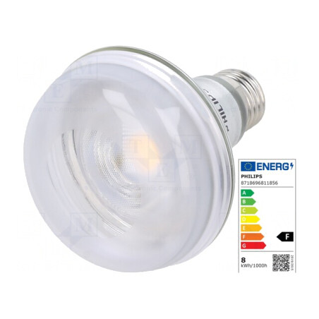 Lampă LED E27 8W 2700K Alb Cald | Electronic-mag.ro | Componente Electronice