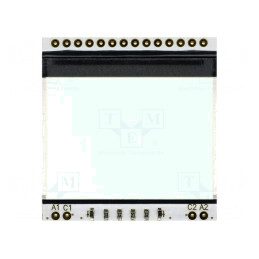 Iluminare de fundal | EADOGS102 | LED | 39x41x2,7mm | albă | EA LED39X41-W