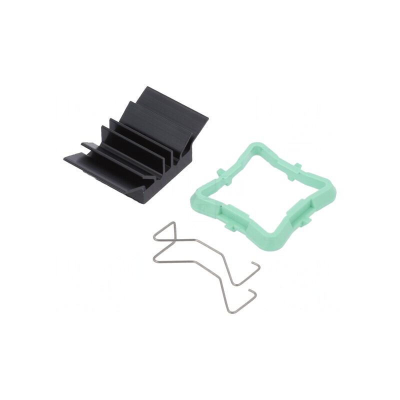 Radiator extrudat cu aripioare BGA negru 19x19mm | Electronic-mag.ro | Componente Electronice Radiator extrudat cu aripioare BGA negru 19x19mm | Electronic-mag.ro | Componente Electronice