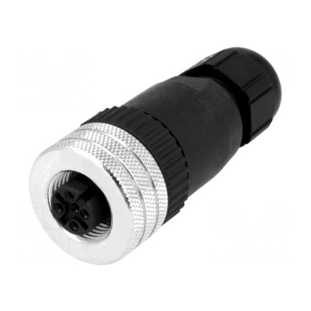 Mufă M12 5 Pin Mamă pe Cablu IP67 | Electronic-mag.ro | Componente Electronice
