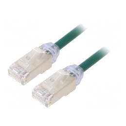 Patch Cord F/UTP TX6A-28 1m Verde 28AWG | Electronic-mag.ro | Componente Electronice