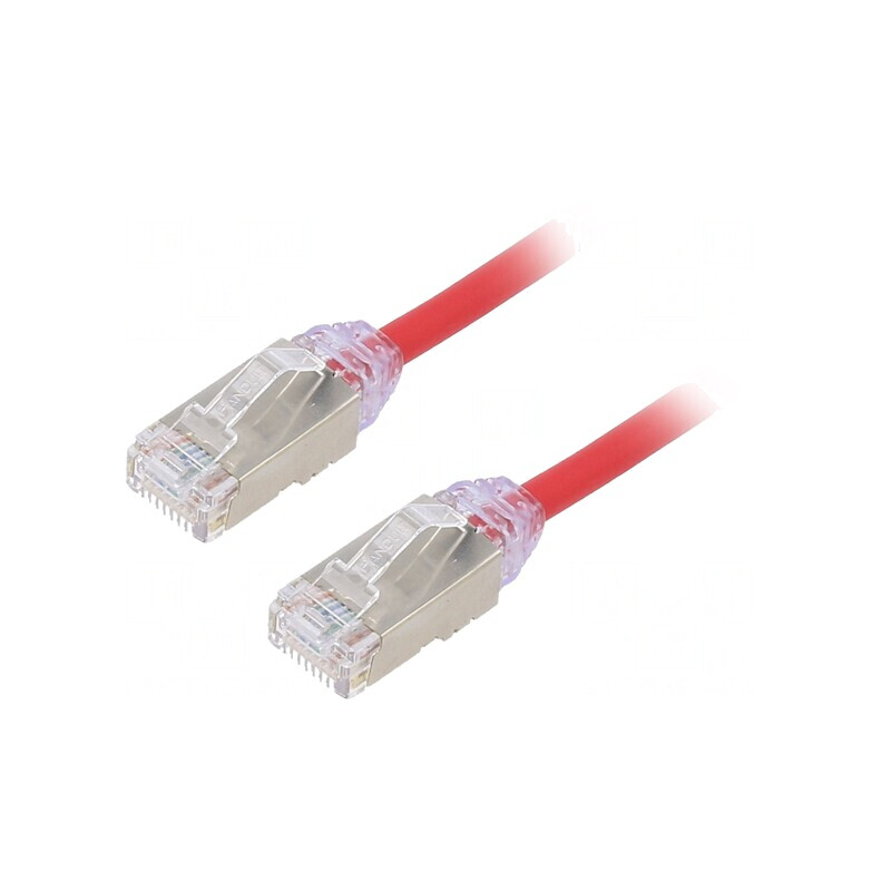 Patch Cord STP 1m Cat6a Roșu | Electronic-mag.ro | Componente Electronice Patch Cord STP 1m Cat6a Roșu | Electronic-mag.ro | Componente Electronice