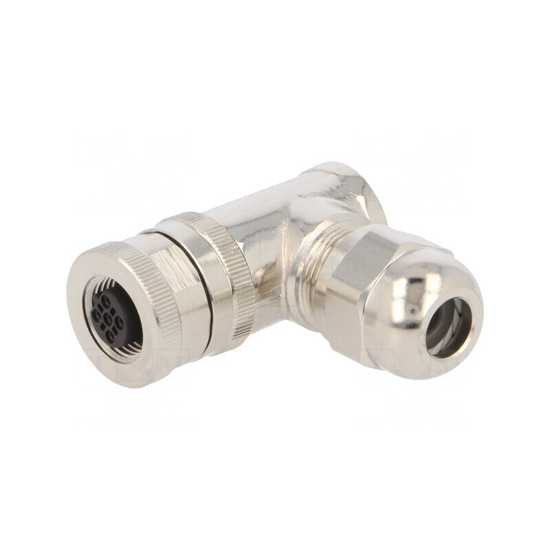Mufă M12 5 PIN mamă Profibus pe cablu IP67 60V 4A | Electronic-mag.ro | Componente Electronice