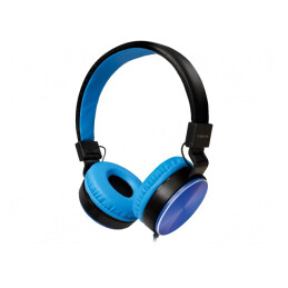 Căști Albastru Jack 3,5mm Stereo 1,2m 32Ω | Electronic-mag.ro | Componente Electronice