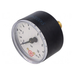 Manometru 0-10 bar 50 mm Lichide și Gaze Inerte | Electronic-mag.ro | Componente Electronice