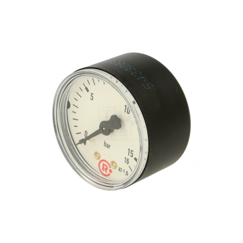 Manometru 0-16 bar 50mm pentru lichide și gaze inerte | Electronic-mag.ro | Componente Electronice