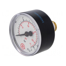 Manometru 0-16 bar 50mm Pentru Lichide și Gaze | Electronic-mag.ro | Componente Electronice