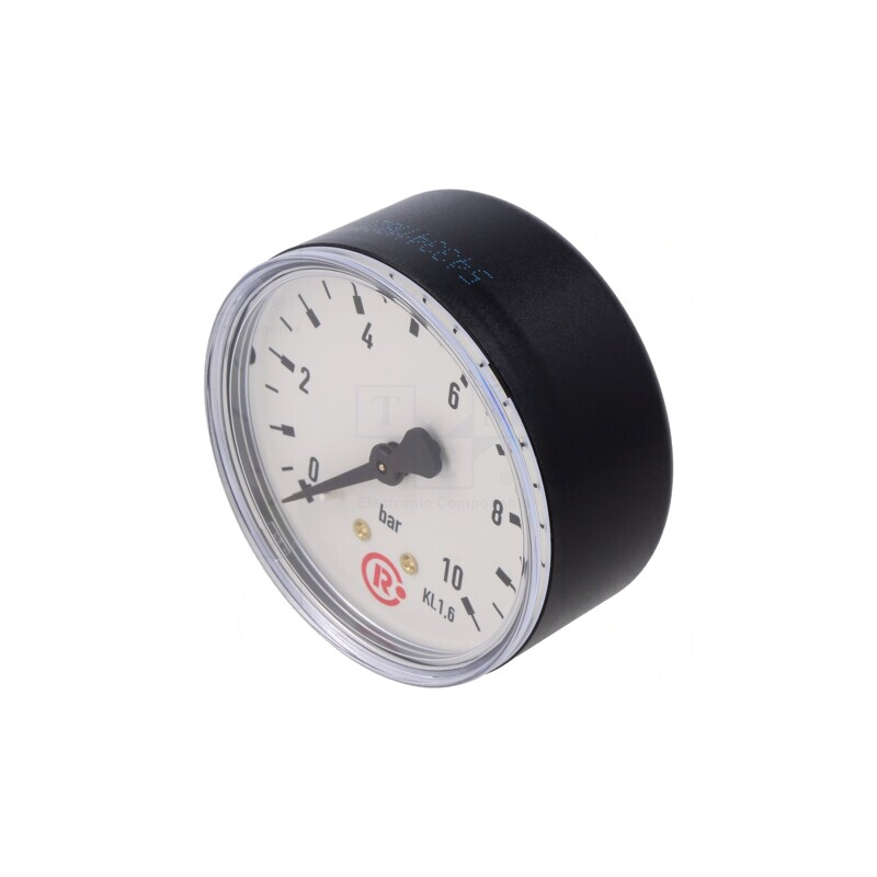 Manometru 0-10 bar 63mm pentru lichide și gaze inerte | Electronic-mag.ro | Componente Electronice
